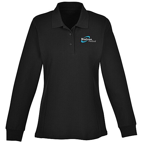 Palo Cotton Pique Long Sleeve Polo - Ladies' - 24 hr Main Image