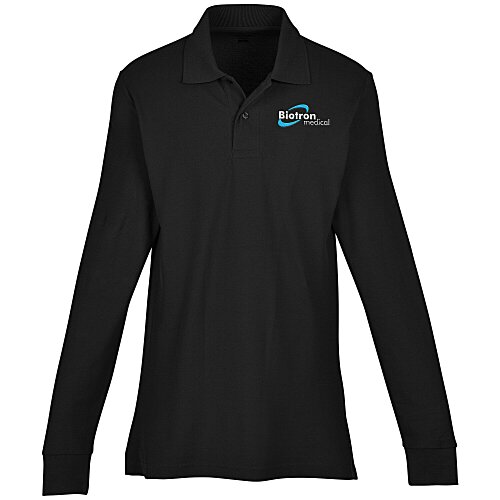 Palo Cotton Pique Long Sleeve Polo - Men's - 24 hr Main Image