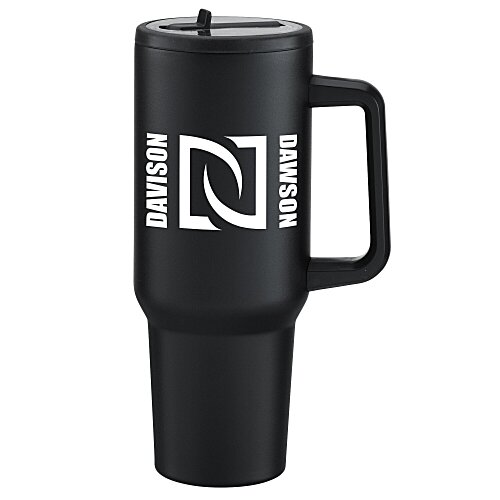 Gullfoss Vacuum Mug with Flip Up Straw - 40 oz Main Image