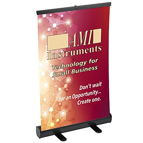 LiteWay Tabletop Retractable Banner Display - 24 inches Main Image