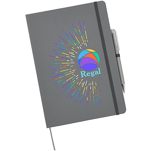 TaskRight Afton Notebook with Pen - 10 inches x 7 inches - Full Colour Main Image
