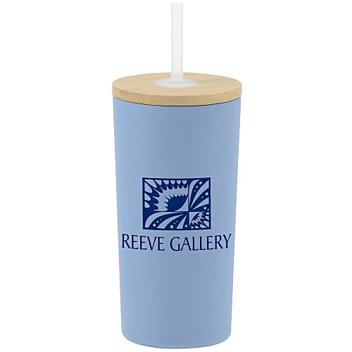 Wren Vacuum Tumbler with Straw - 17 ounces - Closeout Main Image