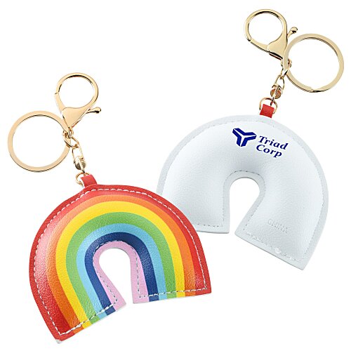 Rainbow Bag Charm Keychain Main Image
