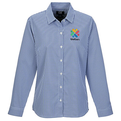 Cutter & Buck Skyline Gingham Dress Shirt - Ladies' Main Image