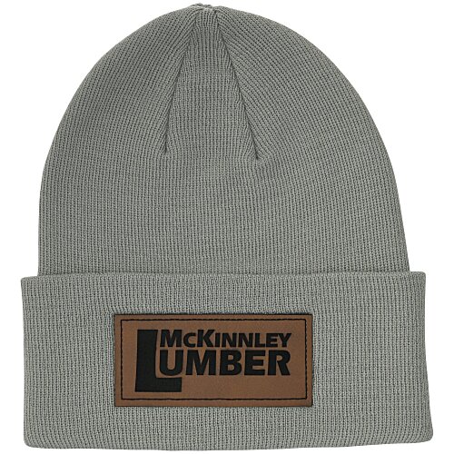 Refine Knit Cuff Toque - Laser Engraved Patch Main Image