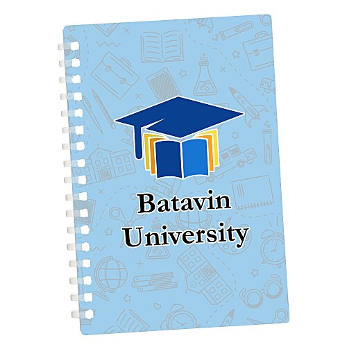 Soft Spiral Monthly Pocket Planner Notebook - Academic Main Image