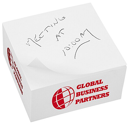 Post-it® Notes Cubes - 2-3/4" x 2-3/4" x 1-3/8" - White Main Image