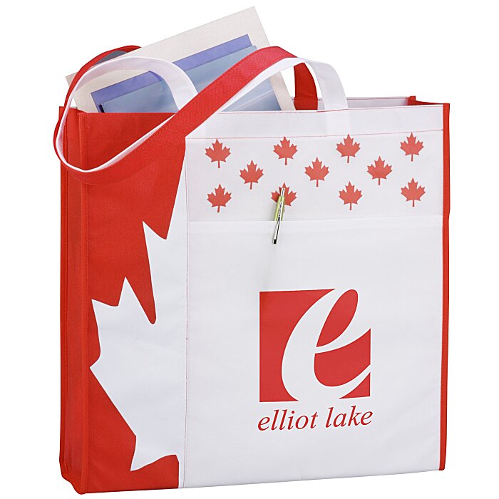 Canada Maple Leaf Tote Bag by Deer Devil Designs - Fine Art America