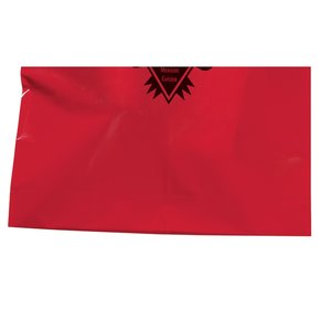 Additional Image 2 - a red cloth with a black button
