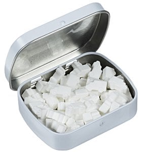 Additional Image 1 - a small metal box with white pebbles inside