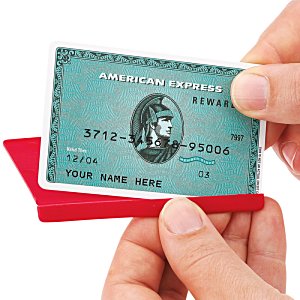 Additional Image 1 - a hand holding a green card