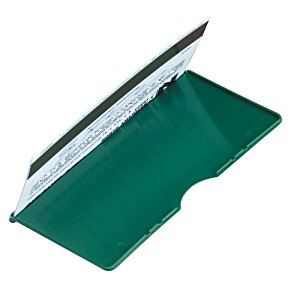 Additional Image 3 - a green plastic card holder