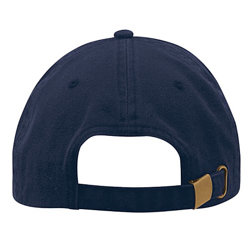 Additional Image 1 - a black hat with a gold band