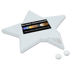 Additional Image 1 - a white star with a black label