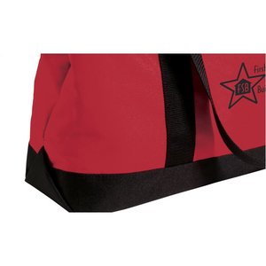 Additional Image 2 - a close up of a red and black bag