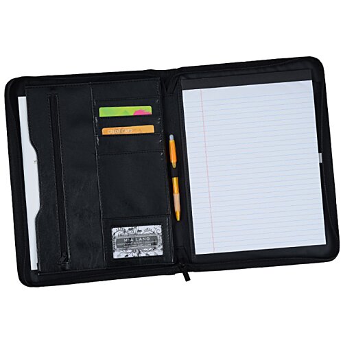 Additional Image 1 - a black case with a white paper and a pen
