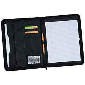 Additional Image 1 - a black case with a white paper and a pen