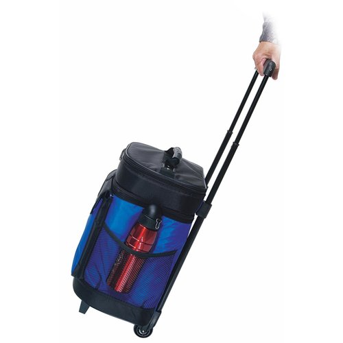 Additional Image 2 - a blue and black luggage