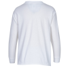 View Image 2 of 2 of Gildan Ultra Cotton LS T-Shirt- Youth- Embroidered- White