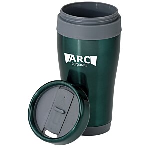 Additional Image 2 - a green and grey thermos