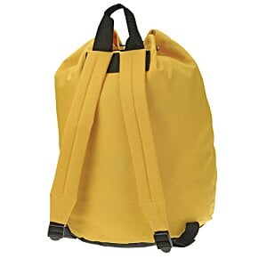 Additional Image 2 - a yellow backpack with black handles