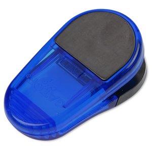 Additional Image 2 - a blue eraser with a black rubber tip
