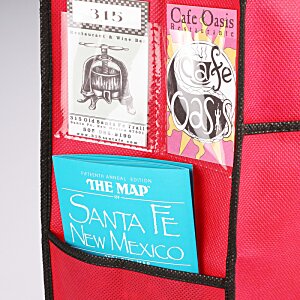 Additional Image 3 - a red bag with a pocket