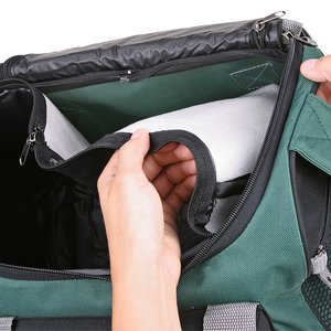 Additional Image 1 - a hand opening a green bag