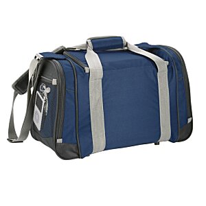 Additional Image 2 - a blue and grey duffel bag