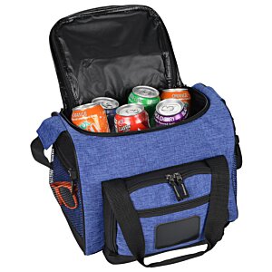 Additional Image 3 - a blue cooler bag with cans inside