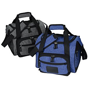 Additional Image 4 - a pair of blue and black duffel bags