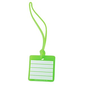 Additional Image 3 - a green tag with white stripes