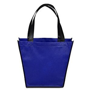 Additional Image 2 - a blue bag with black handles