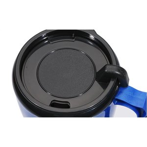 Additional Image 2 - a black and blue object with a blue strap