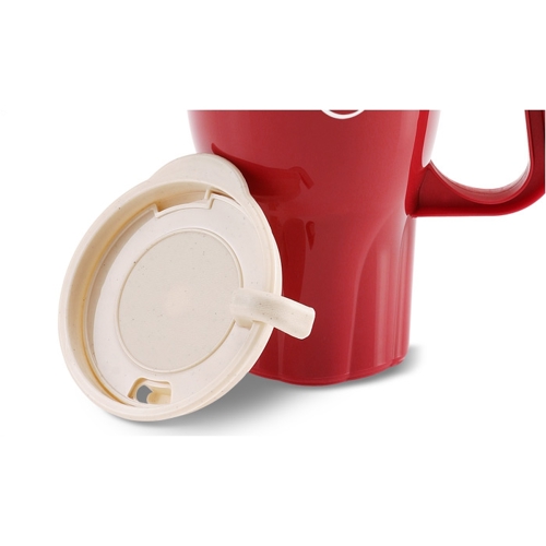 Additional Image 1 - a red mug with a lid