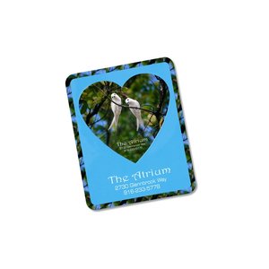 Additional Image 1 - a blue card with a heart in it