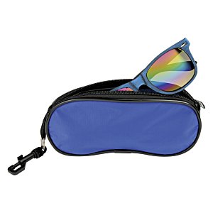 Additional Image 1 - a blue eyeglasses in a case