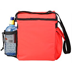 Additional Image 2 - a red bag with a bottle of water