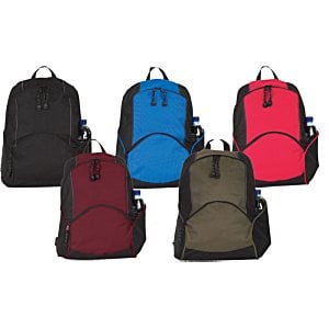 Additional Image 2 - a group of backpacks in different colors