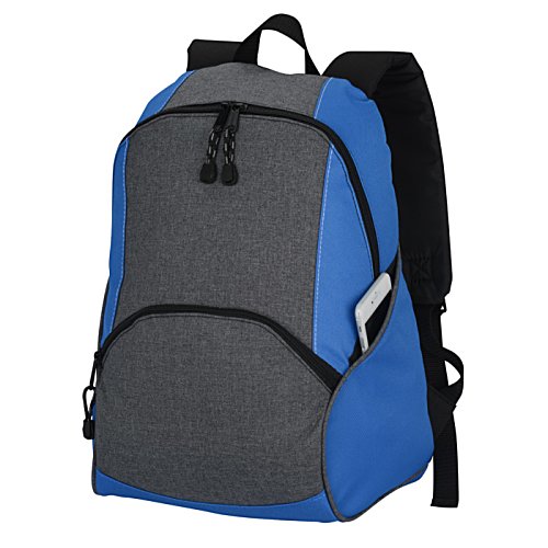 Additional Image 1 - a blue and grey backpack