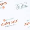 View Image 3 of 3 of Souvenir Designer Sticky Note - 3” x 4” - Stripes - 50 Sheet