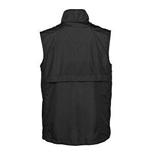 Additional Image 2 - a black vest with a white background