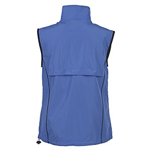 Additional Image 2 - a blue vest with a zipper