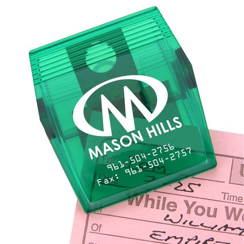 Additional Image 1 - a green tag with white text on it