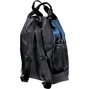 Additional Image 1 - a black and blue backpack