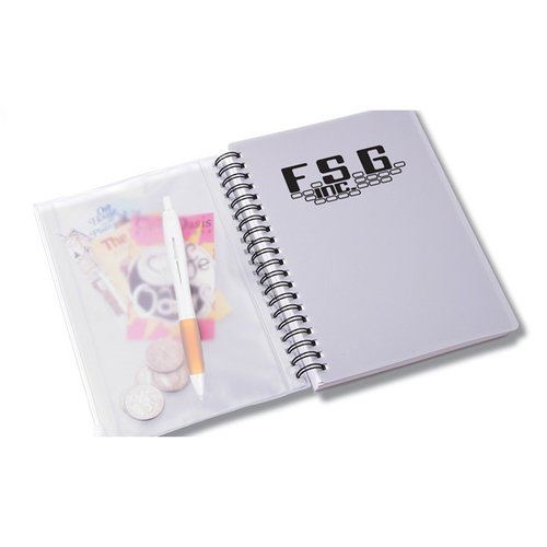 Additional Image 3 - a white book with a pink and white design