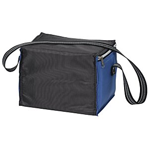 Additional Image 1 - a black and blue cooler bag