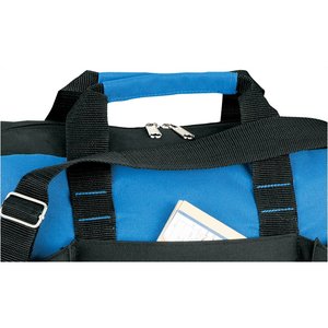 Additional Image 1 - a blue and black duffel bag