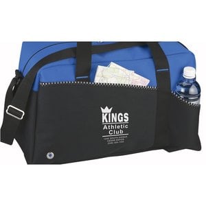 Additional Image 3 - a black and blue bag with straps