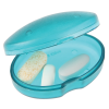 View Image 2 of 2 of Pill Box Oval Shape - Translucent